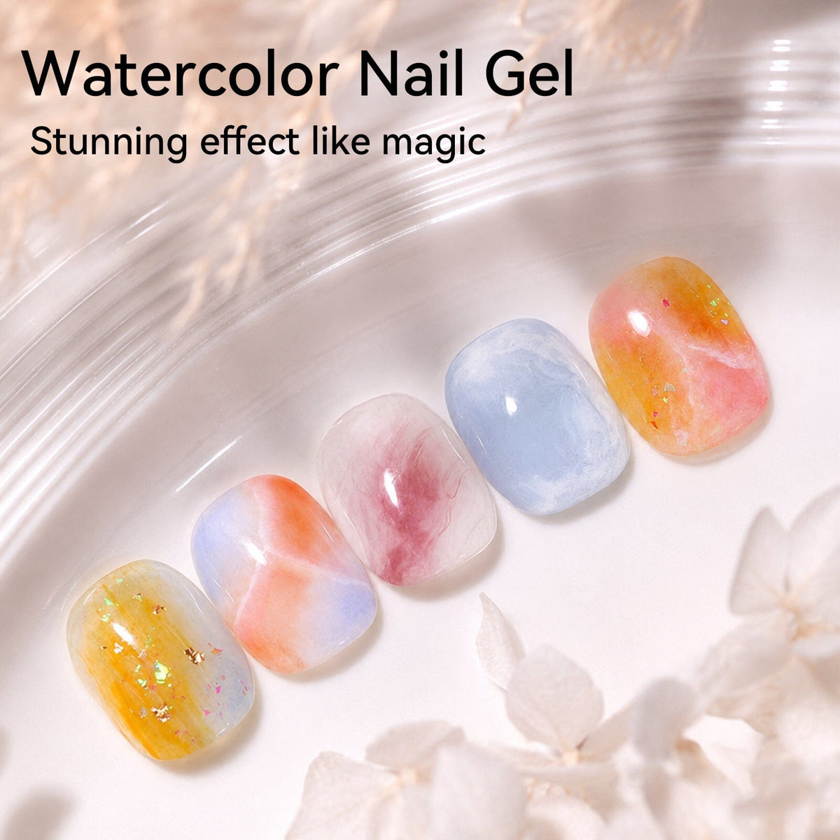 Watercolor Nail Gel 15ml Gel Nail Polish BORN PRETTY 