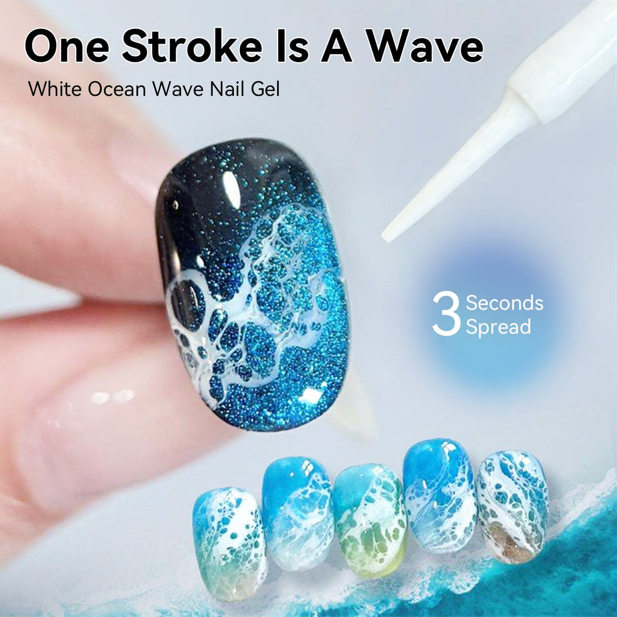 Ocean Wave Nail Gel 15ml Gel Nail Polish BORN PRETTY 