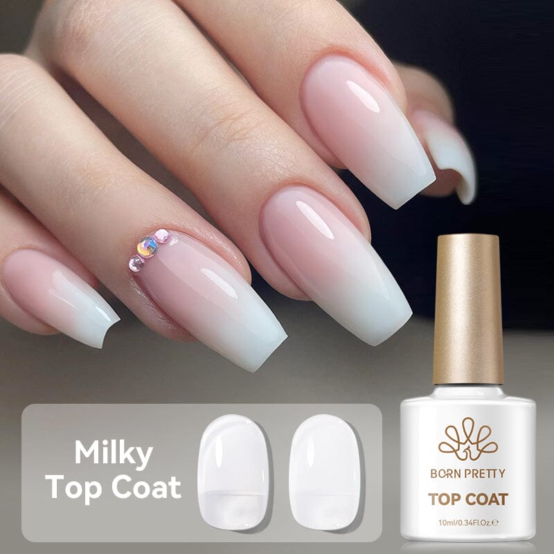 Milky Top Coat 10ml Base & Top Coat BORN PRETTY 