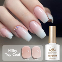 Milky Top Coat 10ml Base & Top Coat BORN PRETTY 