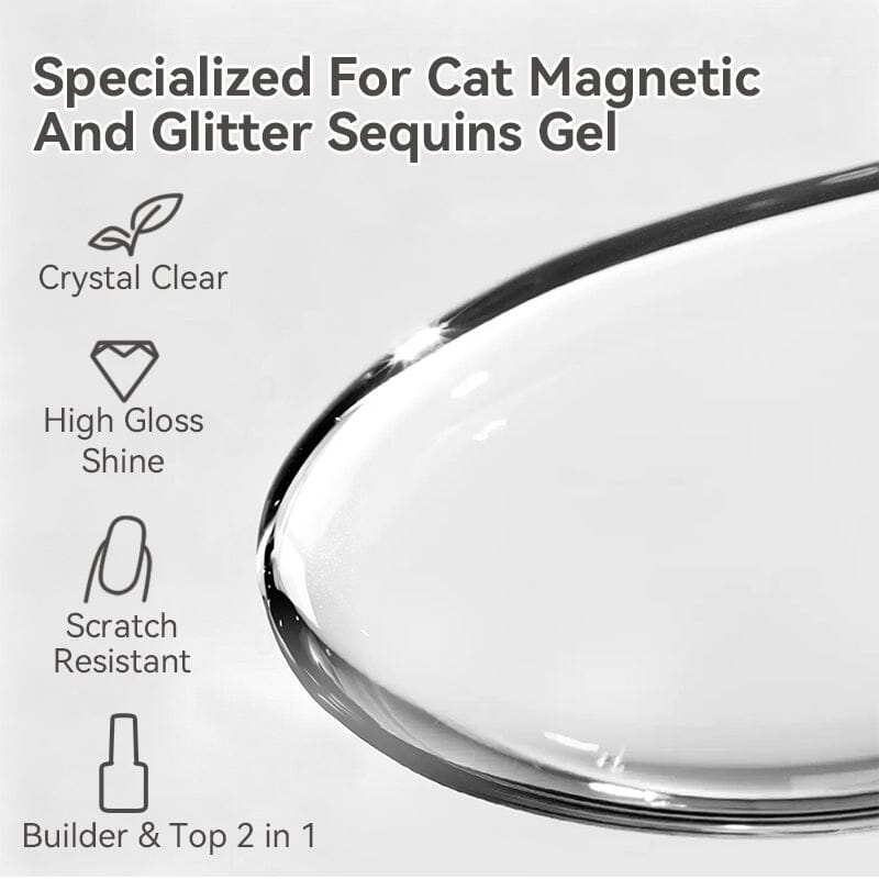 Cat Magnetic Special Top Coat 10ml Base & Top Coat BORN PRETTY 
