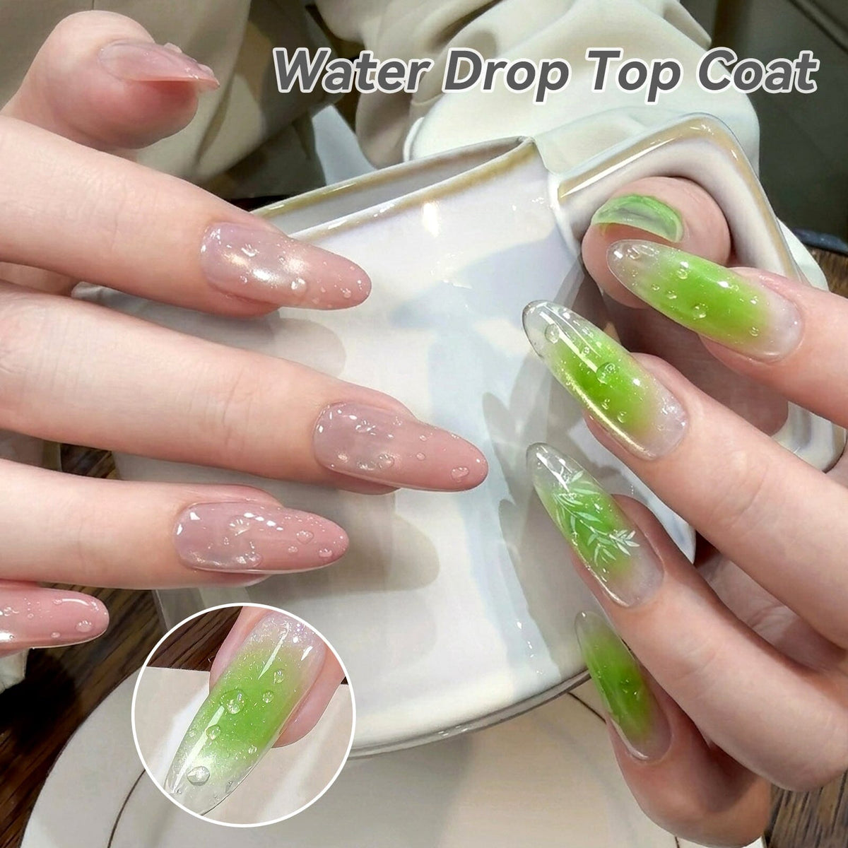 Water Drop Top Coat Set #11 MY377 15ml Base & Top Coat BORN PRETTY 