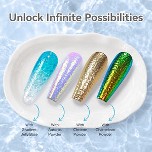 Water Ripple Top Coat Set Base & Top Coat BORN PRETTY 
