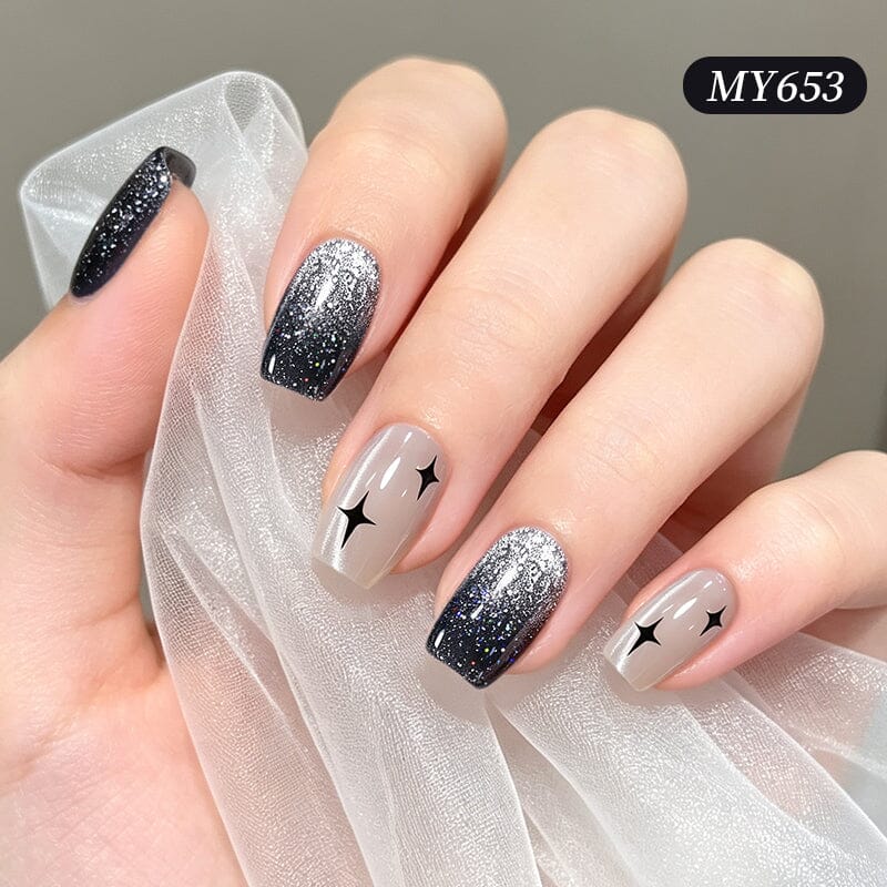 Reflective Cat Magnetic Gel MY653 & MY03 10ml Gel Nail Polish BORN PRETTY 