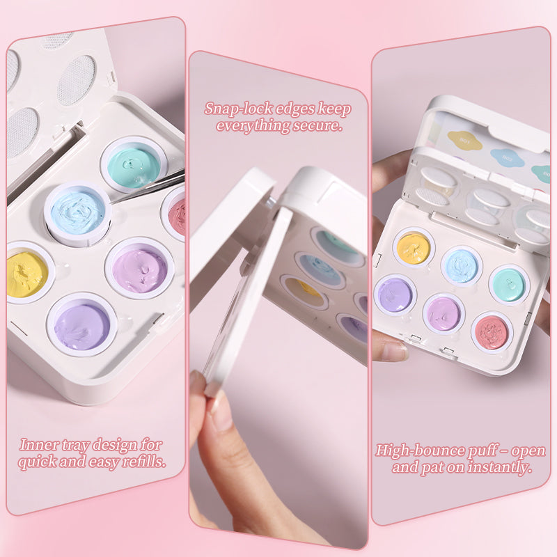 6 Colors Pat Painting Gel Husk Breeze