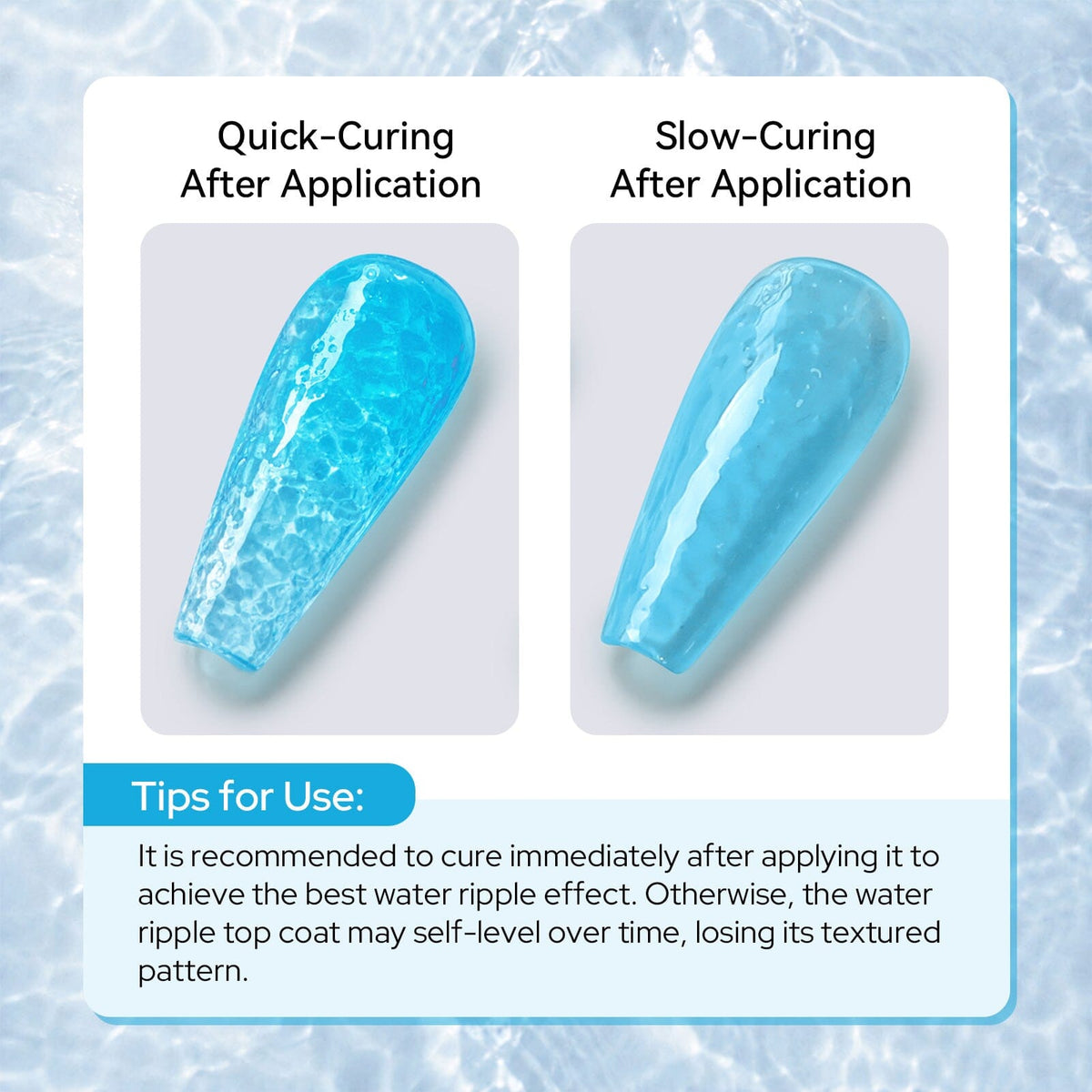 Water Ripple Top Coat 15ml Base & Top Coat BORN PRETTY 