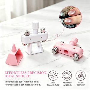White Rotating Stand Strong Magnet Automatic Cat Magnetic Tool Tools & Accessories No Brand 