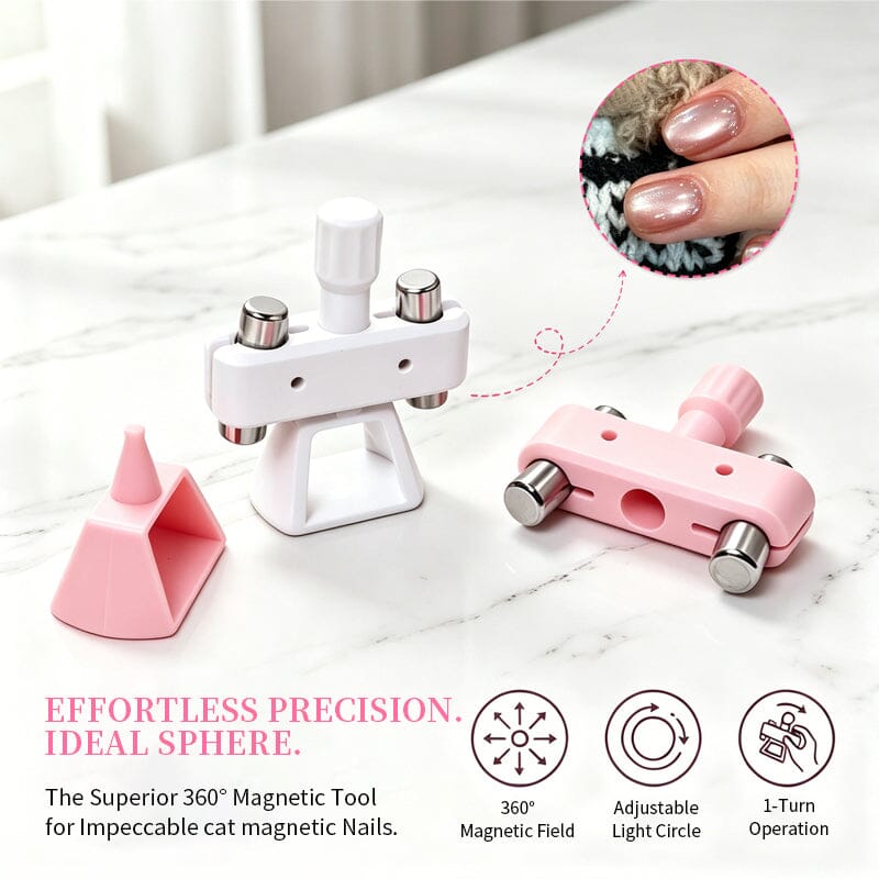White Rotating Stand Strong Magnet Automatic Cat Magnetic Tool Tools & Accessories No Brand 