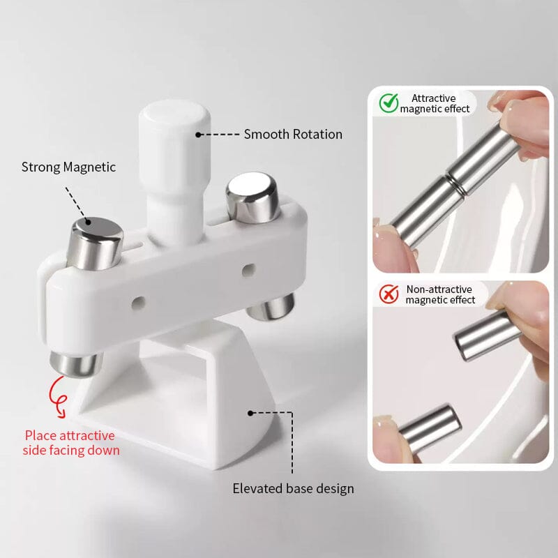 Pink Rotating Stand Strong Magnet Automatic Cat Magnetic Tool Tools & Accessories No Brand 