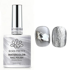 Vernis à Ongles Aquarelle Argenté Chromé 15ml