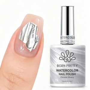 2pcs Set Watercolor Nail Polish & Sculpting Gel