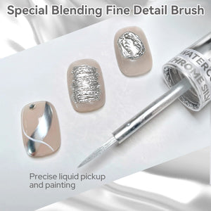 Vernis à Ongles Aquarelle Argenté Chromé 15ml