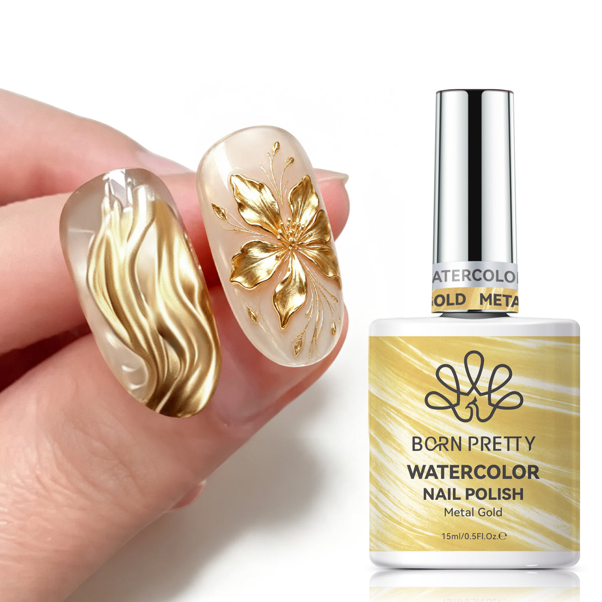 2er-Set Aquarell-Nagellack & Modelliergel