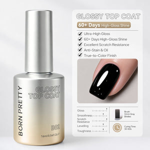 Lumora Series Function Gel 16ml Base & Top Coat BORN PRETTY Glossy Top Coat 