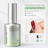 Lumora Series Function Gel 16ml Base & Top Coat BORN PRETTY Peelable Base Gel 