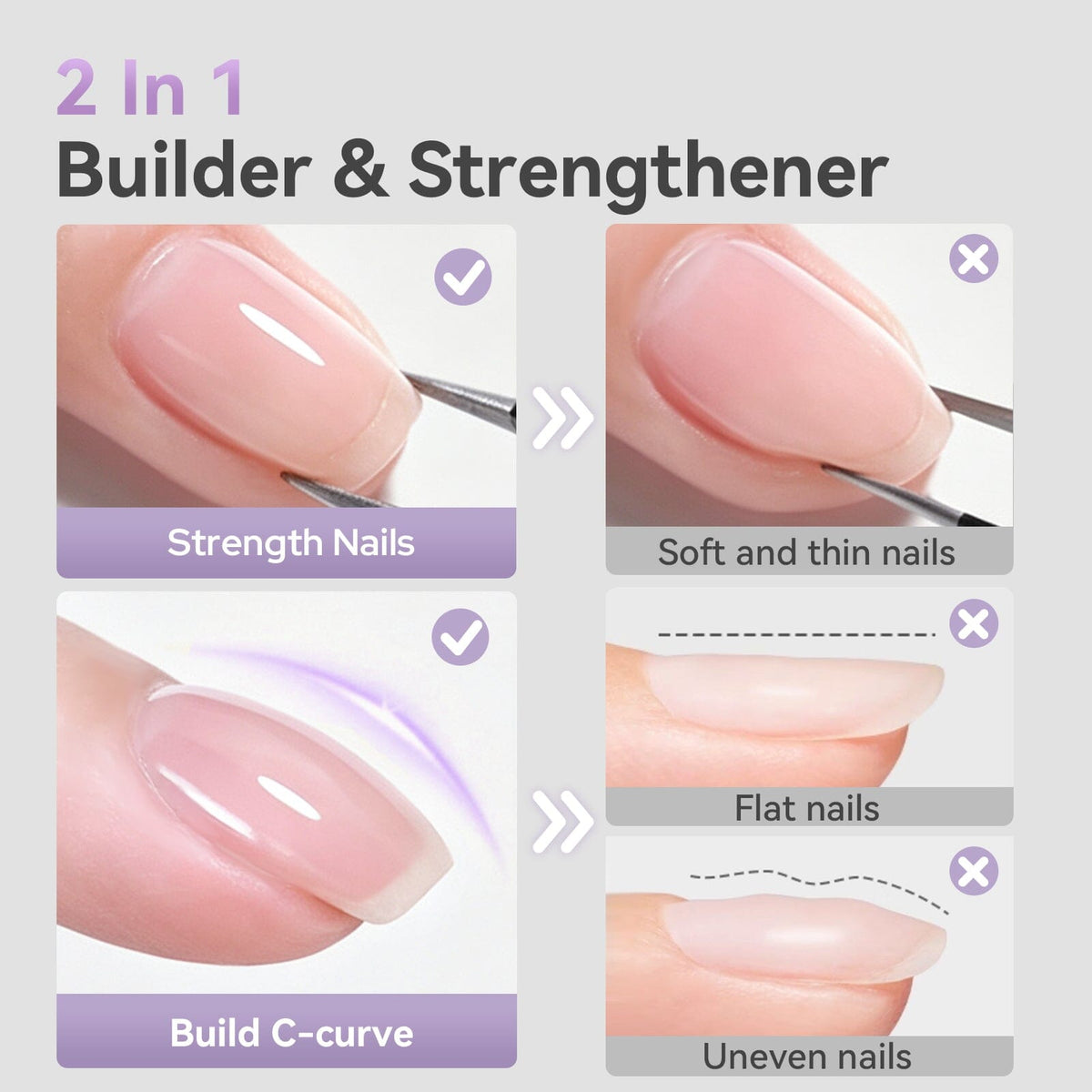 Reinforce Nail Gel B06 16ml Base & Top Coat BORN PRETTY 