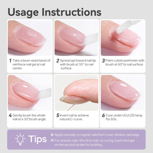 Reinforce Nail Gel B06 16ml Base & Top Coat BORN PRETTY 