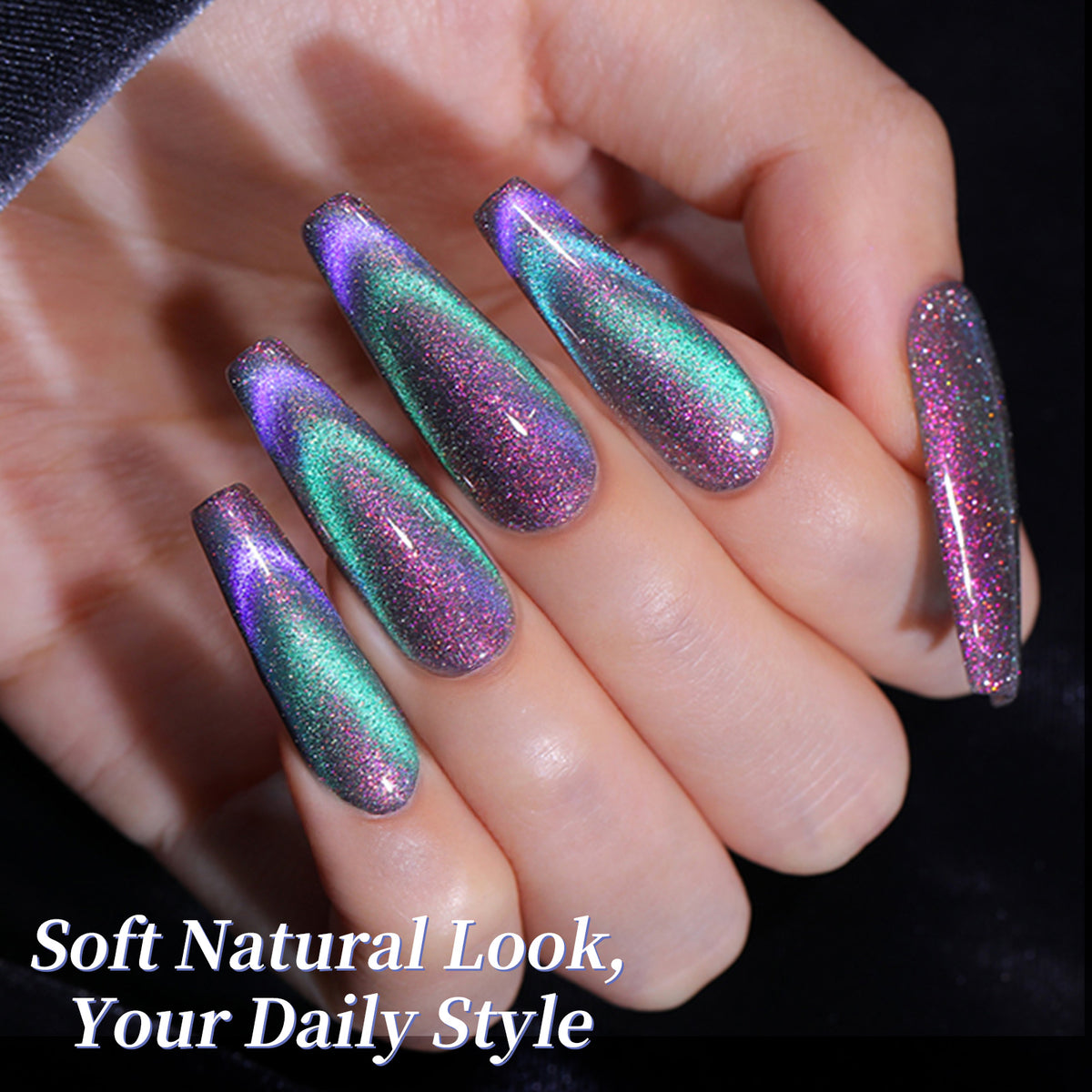 6 Colors Cat Magnetic Nail Polish - Reflective Glass 7ml