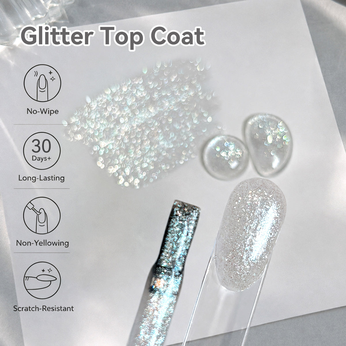 Glitter Top Coat 15ml