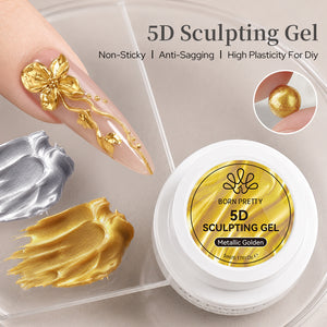 Gold 5D Sculpting Gel & Carving Pen