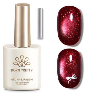 Glitter Cat Magnetic Gel MY716 Crimson Snow 15ml
