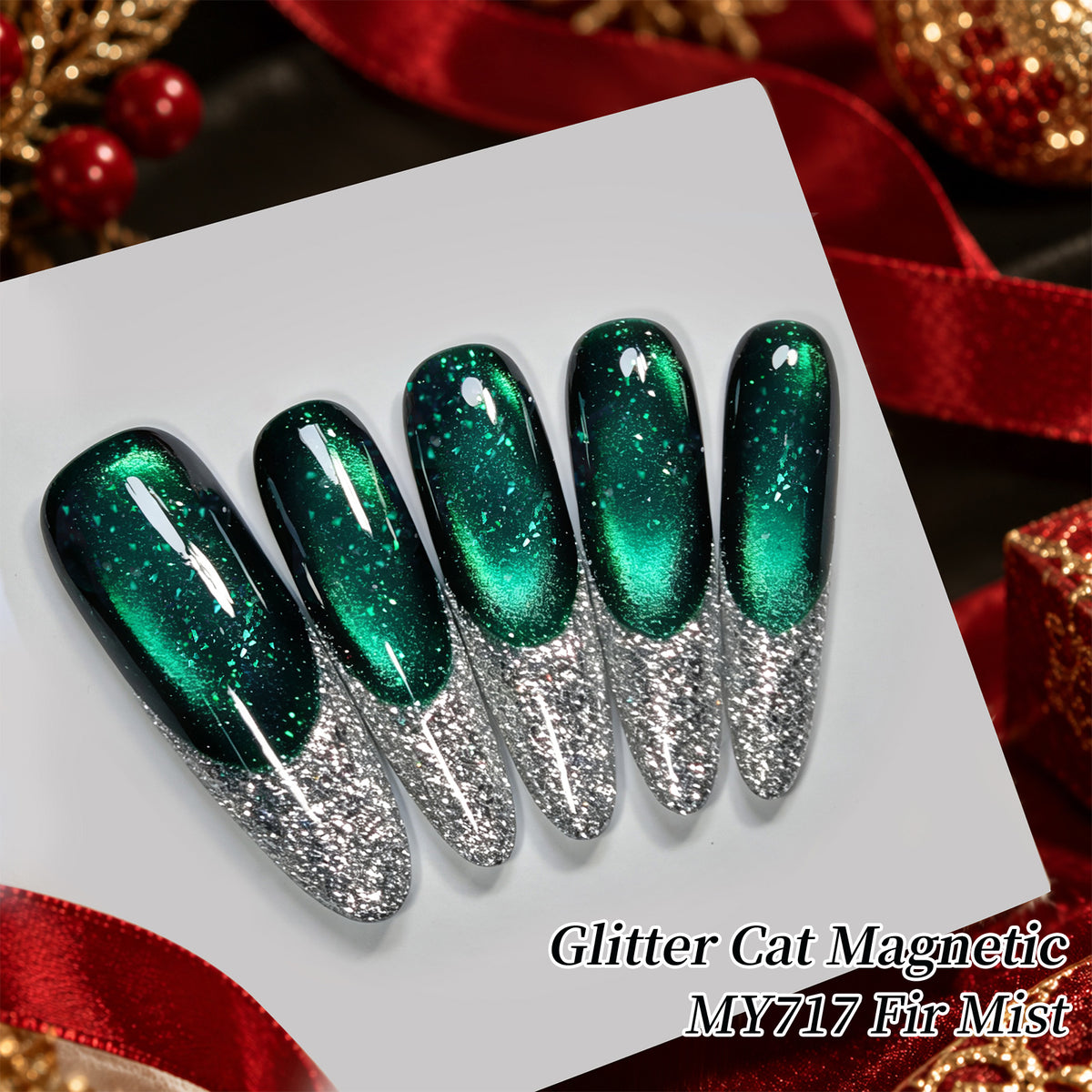 Glitter Cat Magnetic Gel MY717 Fir Mist 15ml