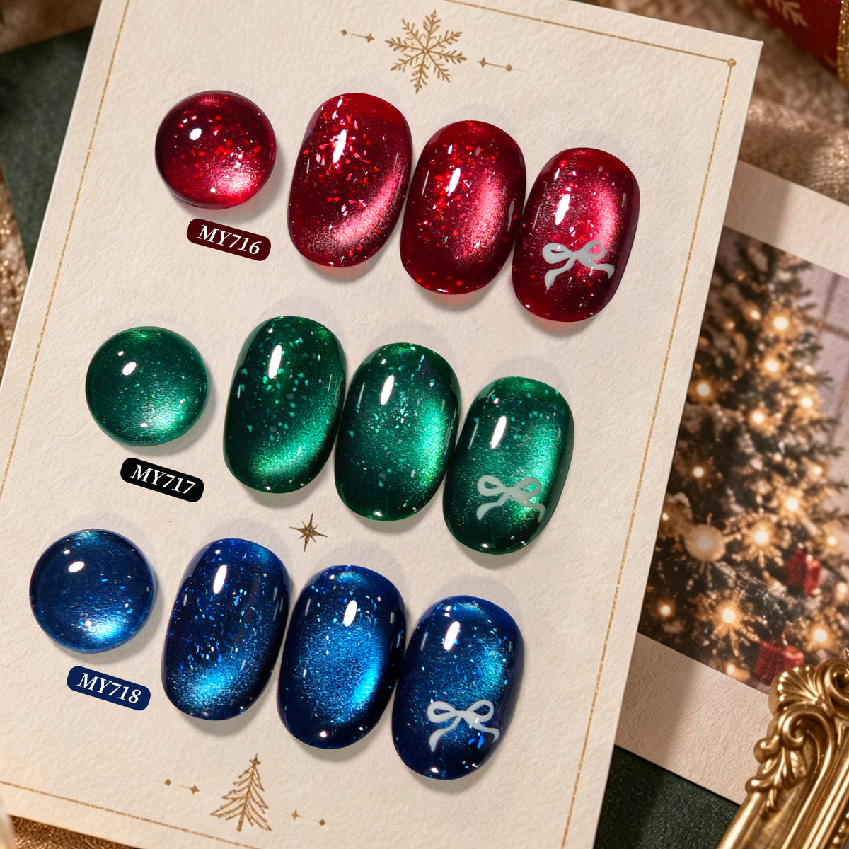 Glitter Cat Magnetic Gel MY717 Fir Mist 15ml