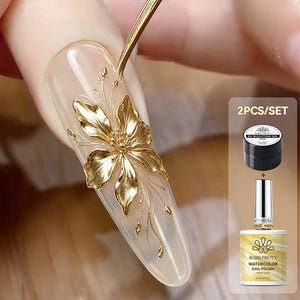 2er-Set Aquarell-Nagellack & Modelliergel