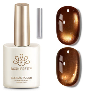 Glass Cat Magnetic Gel MY720 Autumn Moon 15ml Gel Nail Polish BORN PRETTY 