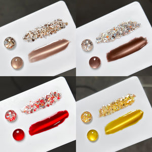 2pcs Set Cat Magnetic Gel & Glitter Gel