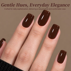 6 Colors Gel Set S80 Mocha Midnight 7ml Gel Nail Polish BORN PRETTY 