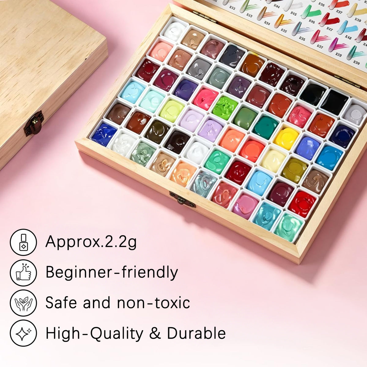 60 Colors Pat Painting Gel Set