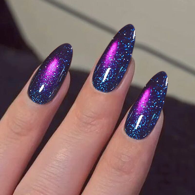 Reflective Cat Magnetic Gel MY764 Black Plum 10ml Gel Nail Polish BORN PRETTY 