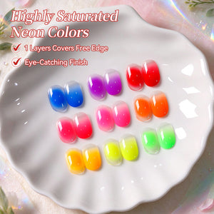 9 Colors Pat Painting Gel Prism Page