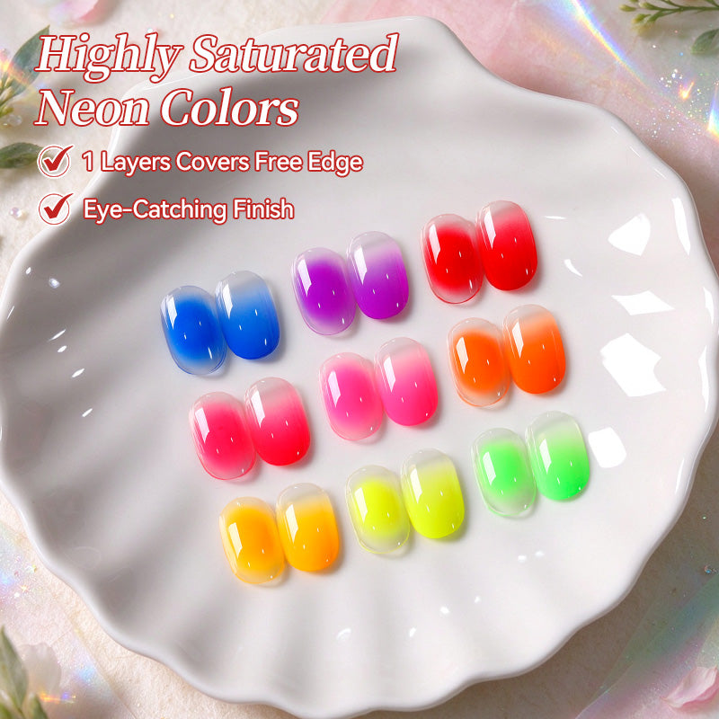 9 Colors Pat Painting Gel Prism Page