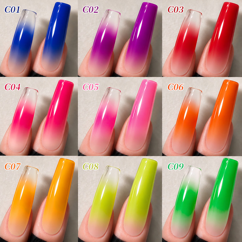9 Colors Pat Painting Gel Prism Page