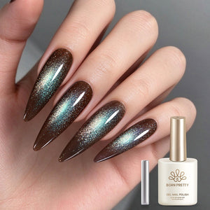 Reflective Cat Magnetic Gel MY765 Aerial Ruins 15ml Gel Nail Polish BORN PRETTY 