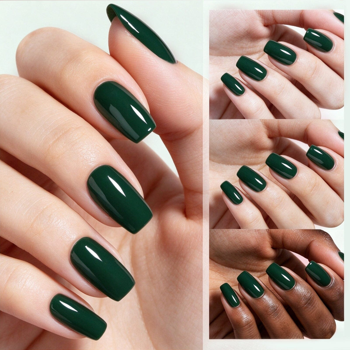 6 Colors Gel Set S86 Into Green 7ml Gel Nail Polish BORN PRETTY 