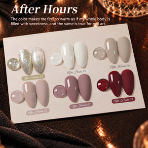 6 Colors Gel Set S87 After Hours 7ml Gel Nail Polish BORN PRETTY 
