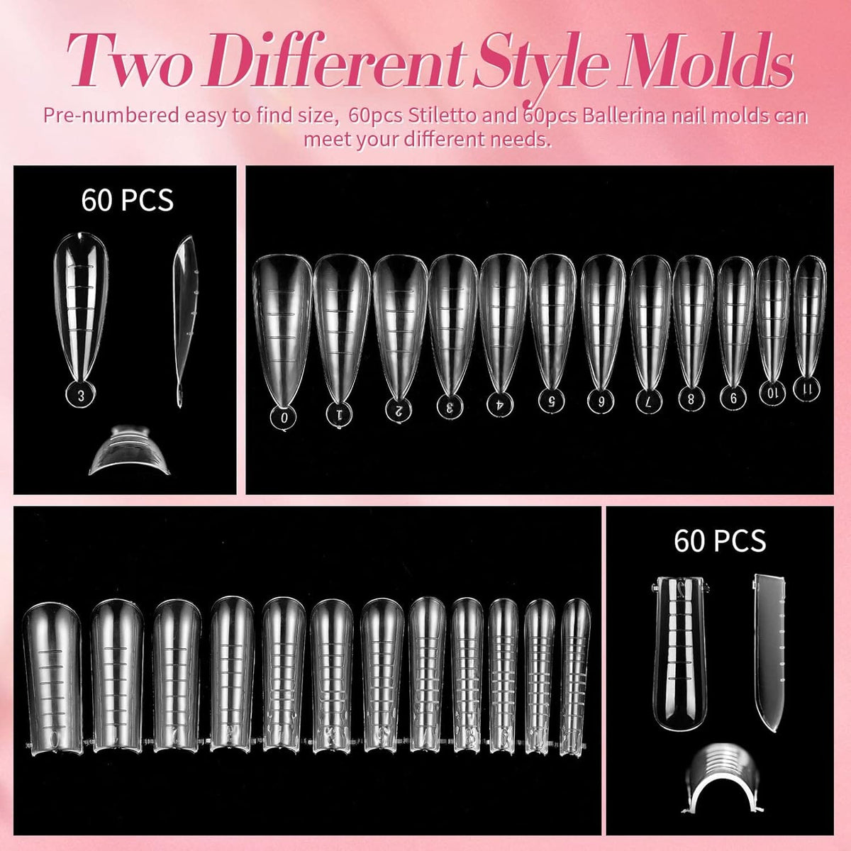 [US ONLY]Poly Nail Extension Gel Kit 6 Colors Kits & Bundles BORN PRETTY 