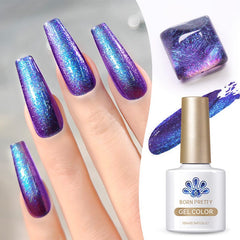 Blue Purple Chameleon Gel Polish BS01 Mirage 10ml Gel Nail Polish BORN PRETTY 
