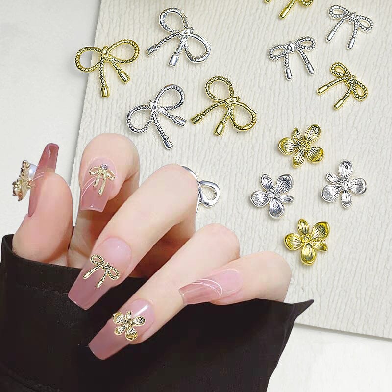 20pcs Metal Bowknot 3D Nail Decoration Nail Decoration BORN PRETTY 