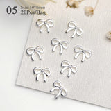 20pcs Metal Bowknot 3D Nail Decoration Nail Decoration BORN PRETTY 05 