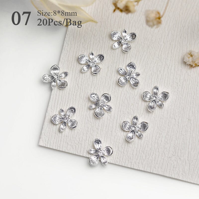 20pcs Metal Bowknot 3D Nail Decoration Nail Decoration BORN PRETTY 07 