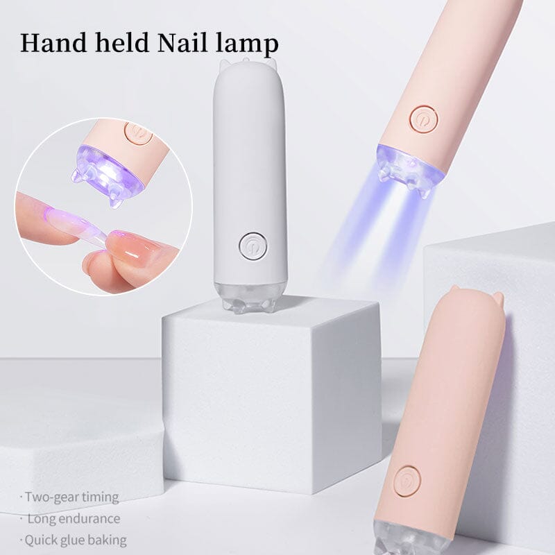 Pink Handheld Nail Lamp 3W Tools & Accessories No Brand 