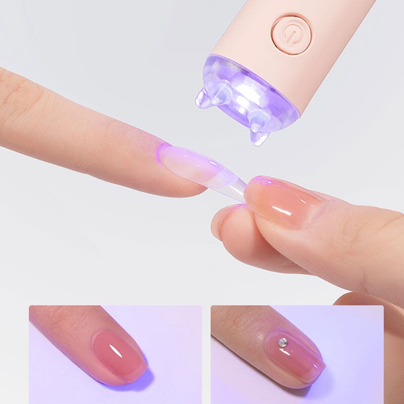 Pink Handheld Nail Lamp 3W Tools & Accessories No Brand 