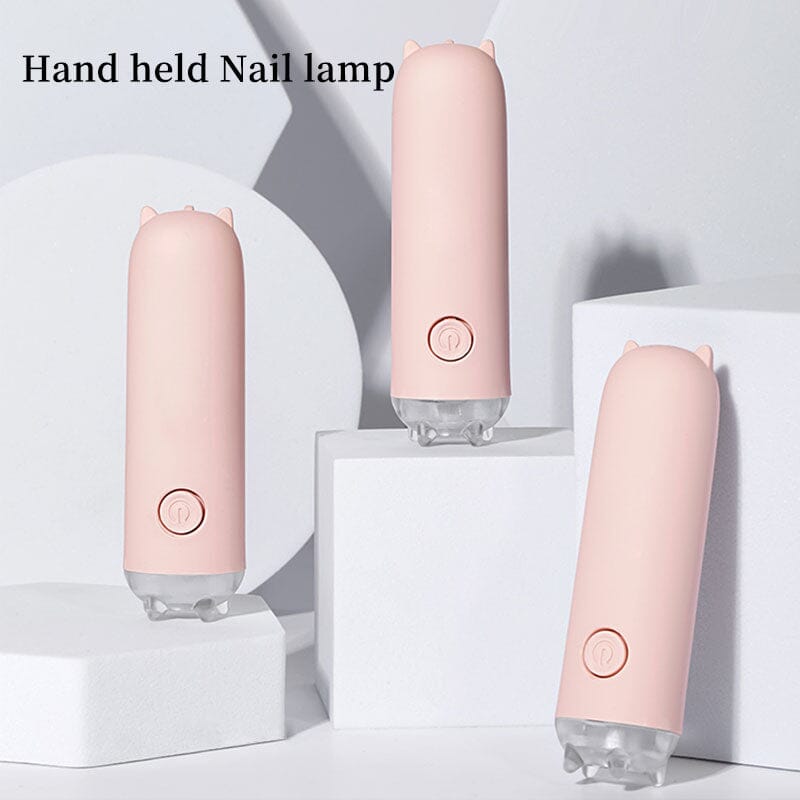 Pink Handheld Nail Lamp 3W Tools & Accessories No Brand 