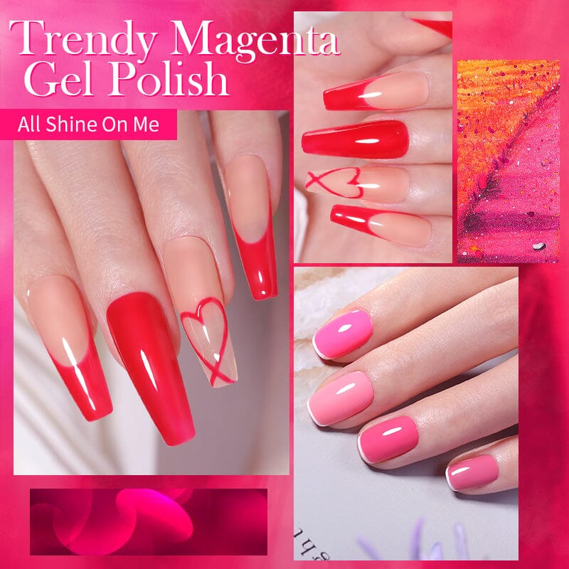 Red Gel Polish CG087 10ml Gel Nail Polish BORN PRETTY 