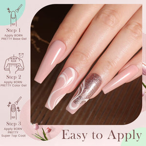 Silky White Series Gel Polish 10ml CG106 Gel Nail Polish BORN PRETTY 