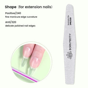 Washable Nail File Tools & Accessories BORN PRETTY Washable File 240/320 